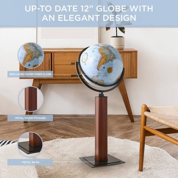 Waypoint Geographic Landen 44 in. x 16 in. Diameter Blue Ocean