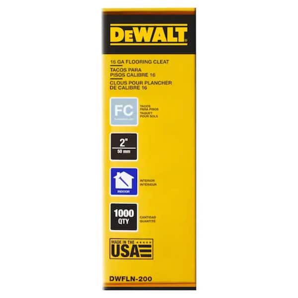 2 in. 16 GA Flooring Cleat Nail, 1,000 Pc.