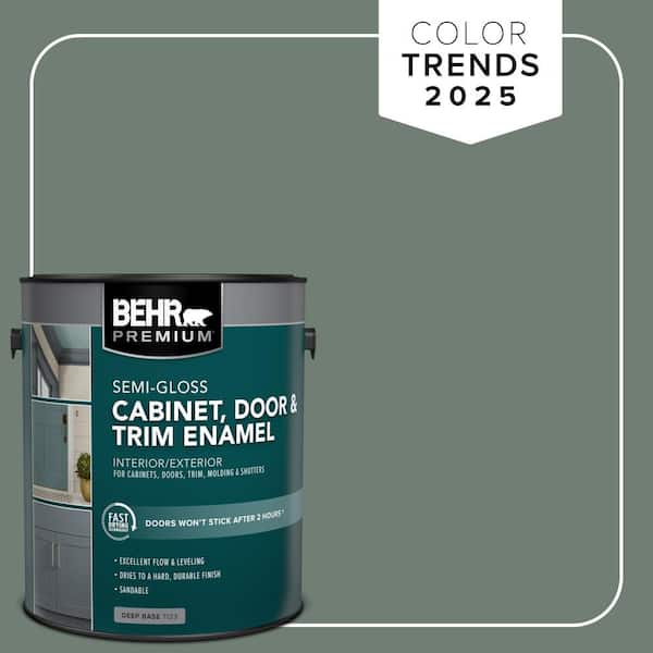1 gal. #N420-5 Boreal Semi-Gloss Enamel Interior/Exterior Cabinet, Door & Trim Paint