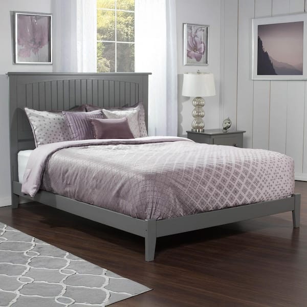 AFI Nantucket Queen Traditional Bed in Grey