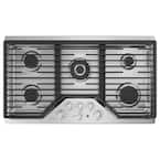 Whirlpool 30 in. Gas Cooktop in Stainless Steel with 5 Burners and Griddle  WCG97US0HS - The Home Depot