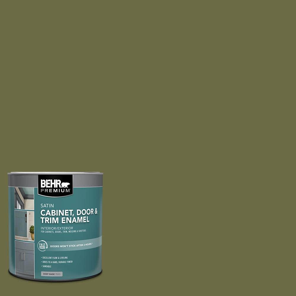 1 qt. #HDC-CL-20 Portsmouth Olive Satin Enamel Interior/Exterior Cabinet, Door & Trim Paint price history on PriceWatchPro