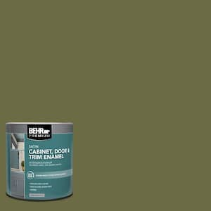 1 qt. #HDC-CL-20 Portsmouth Olive Satin Enamel Interior/Exterior Cabinet, Door & Trim Paint