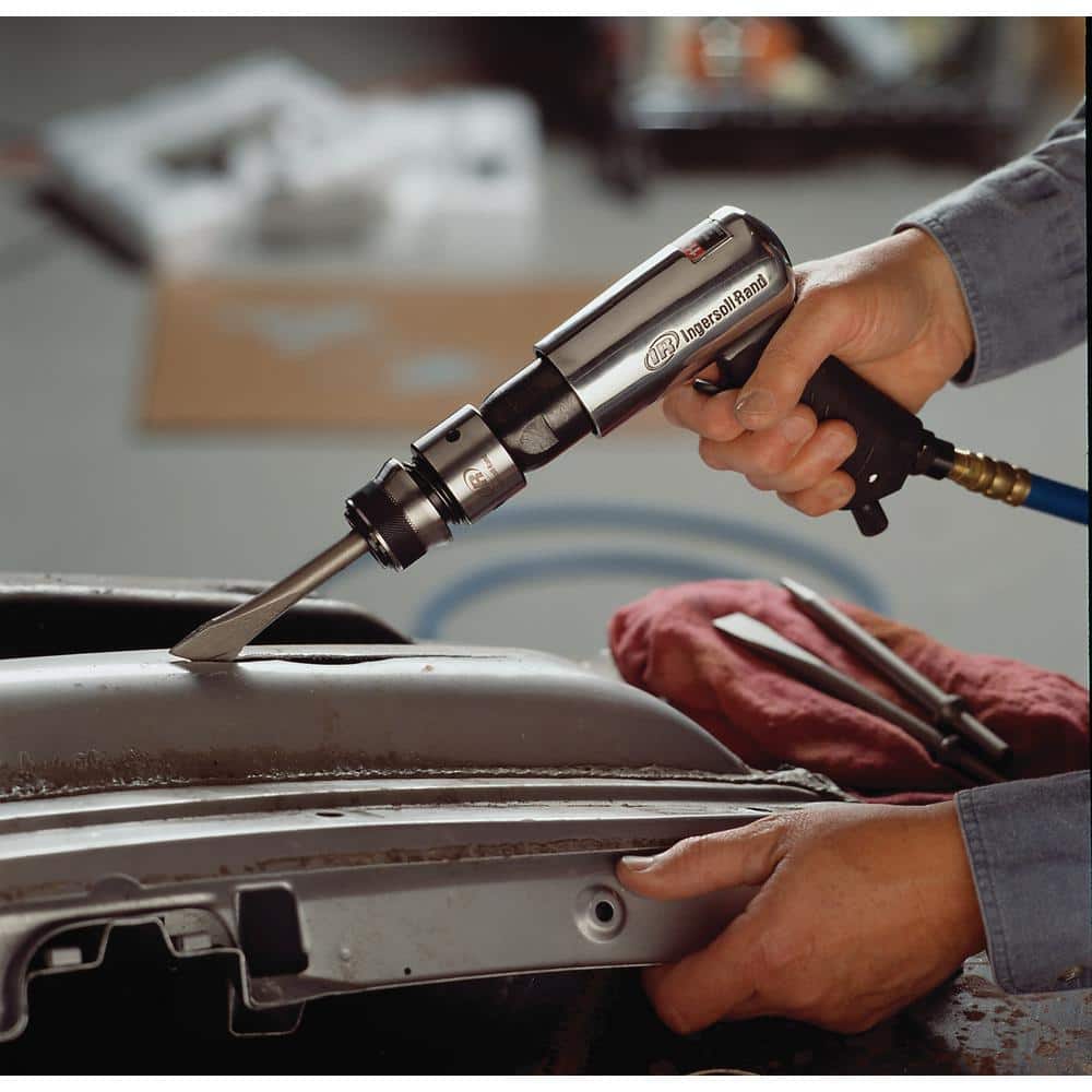 Quick-Swap 2.625" Stroke Alloyed Steel Air Hammer with Chisels