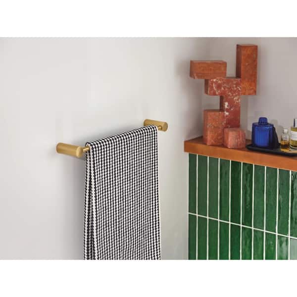 Align 18 in. Towel Bar in Brushed Gold