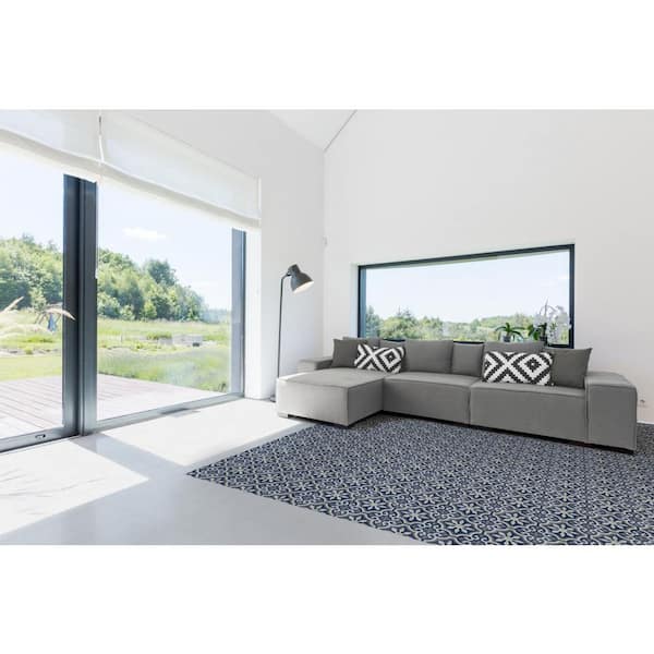 Design Outline 9.09 in. x 9.09 in. Porcelain Floor and Wall Tile (10.332 sq. ft./Case)