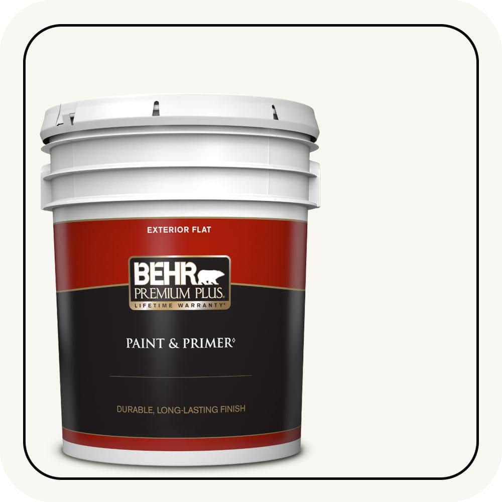 5 gal. #PPU18-06 Ultra Pure White Flat Exterior Paint & Primer price history on PriceWatchPro