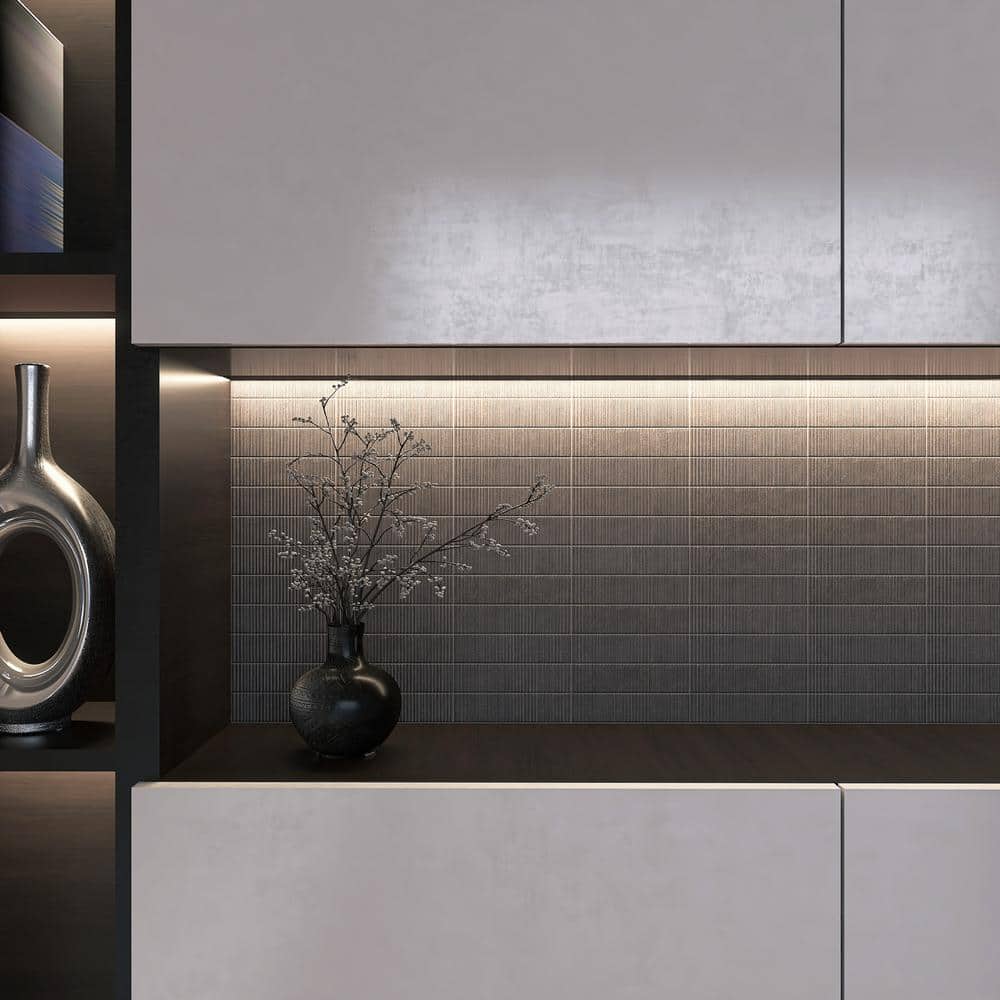 Noir Matte 3x12 Ceramic Subway Wall Tile
