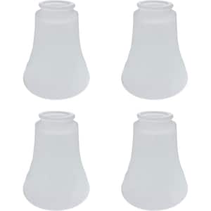 2-1/8 in. Fitter x Dia 4-5/8 in. x 4-5/8 in. H, 4PK - Lighting Accessory - Replacement Glass - Frosted