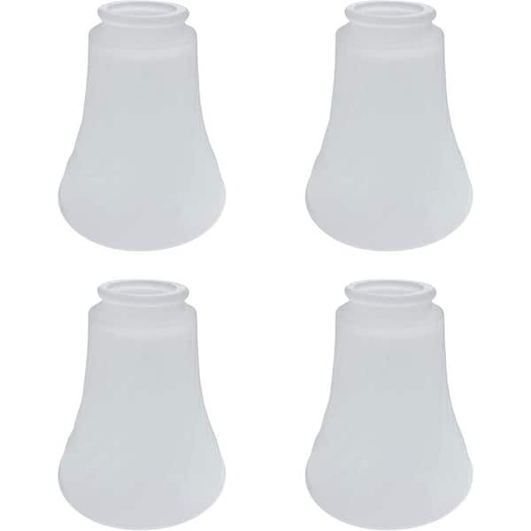 Unbranded 2-1/8 in. Fitter x Dia 4-5/8 in. x 4-5/8 in. H, 4PK - Lighting Accessory - Replacement Glass - Frosted