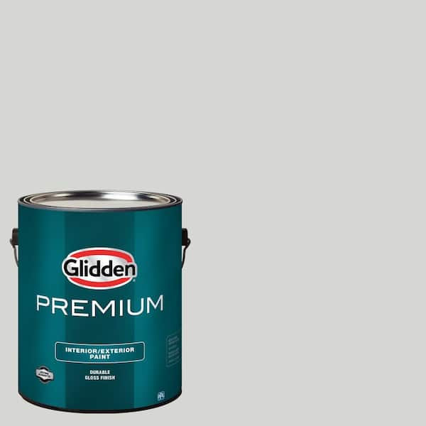 Glidden Premium 1 Gal. Fog Ppg1010-2 High Gloss Interior Exterior Trim 