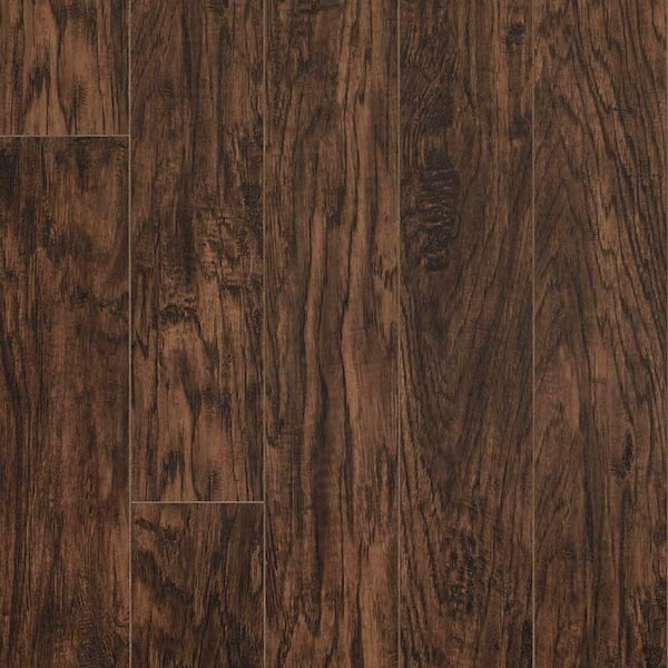Pergo XP Coffee Handcraped Hickory 10 mm T x 5.23 in. W x 47.24 in. L Laminate Flooring (13.74 sq. ft. / case)