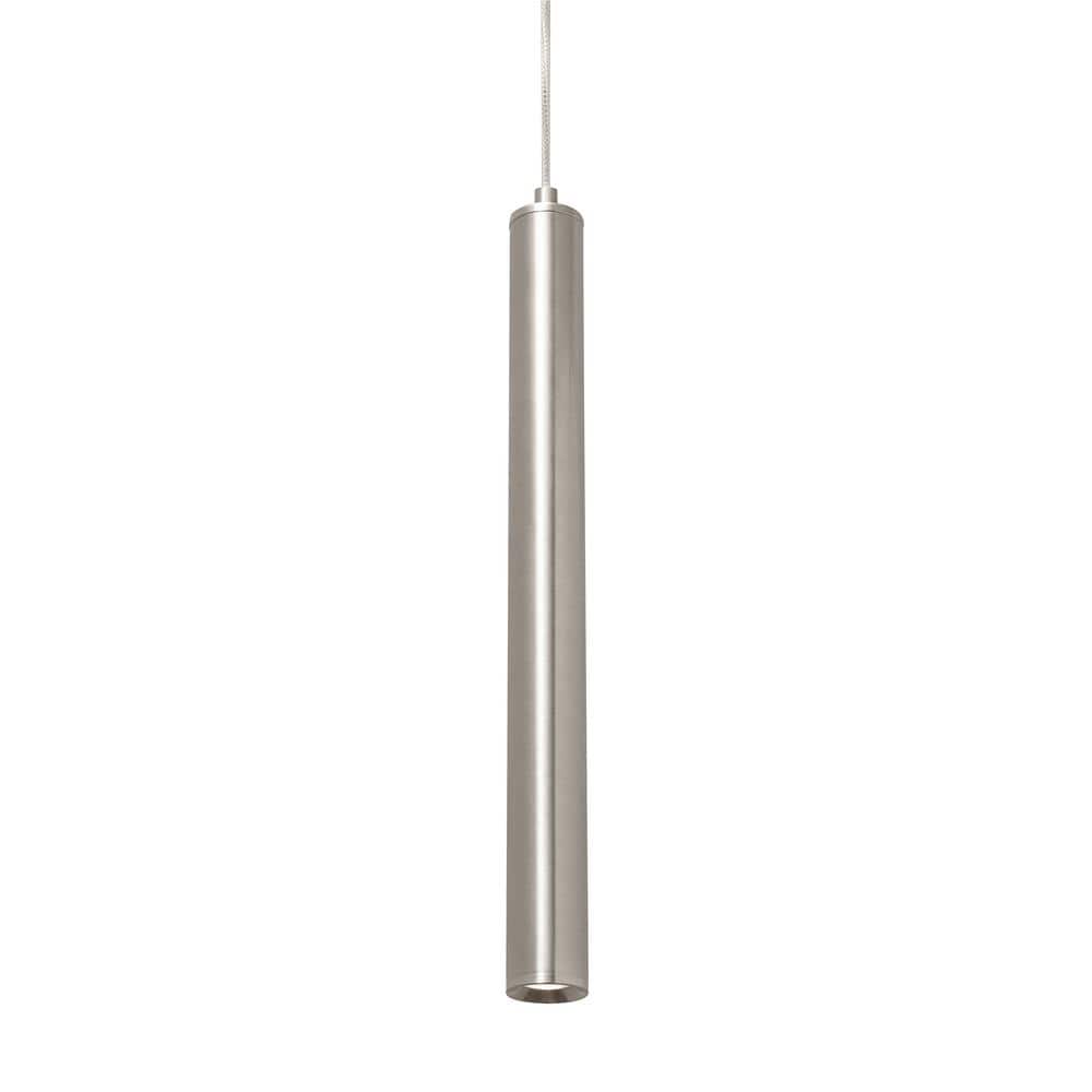 Eli 9-Watt Integrated LED Satin Nickel Cylinder Pendant with Steel Satin Nickel price history on PriceWatchPro