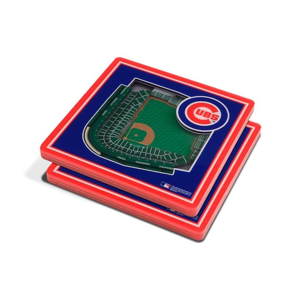 YouTheFan MLB Chicago Cubs 3D StadiumViews Coasters