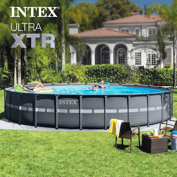 Ultra XTR 24 ft. Round 52 in. Deep Above Ground Pool Set
