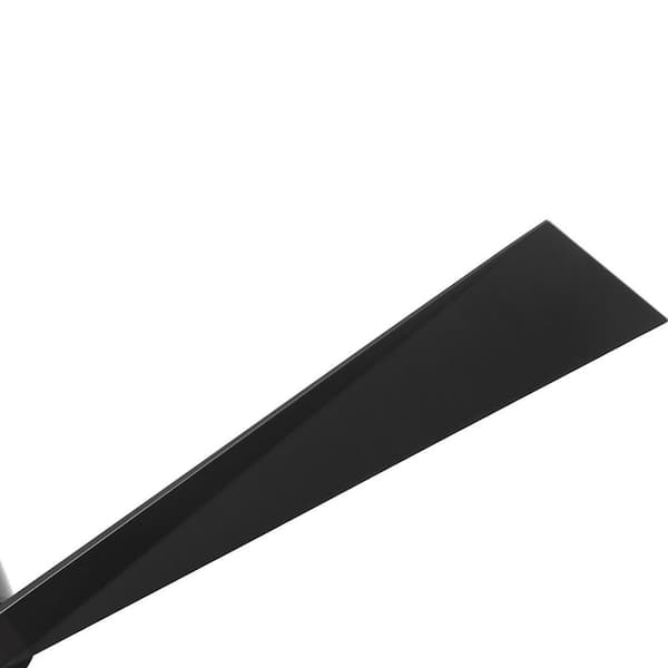 Paso 60 in. Indoor/Outdoor Black Industrial Ceiling Fan with Remote Included for Living Room and Bedroom