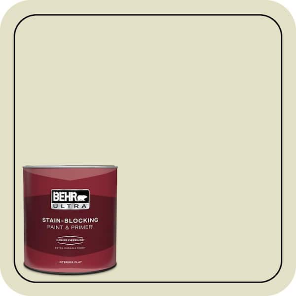 BEHR ULTRA 1 qt. #S340-2 Green Power Extra Durable Flat Interior Paint & Primer