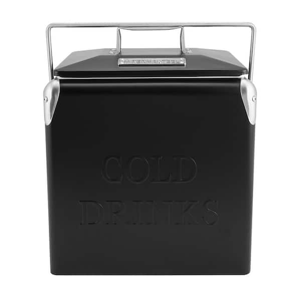 PERMASTEEL 14 Qt. Portable Cooler in Black