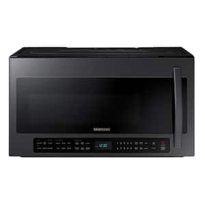 2.1 cu. ft. Over-the-Range Microwave with Sensor Cook in Black Stainless Steel