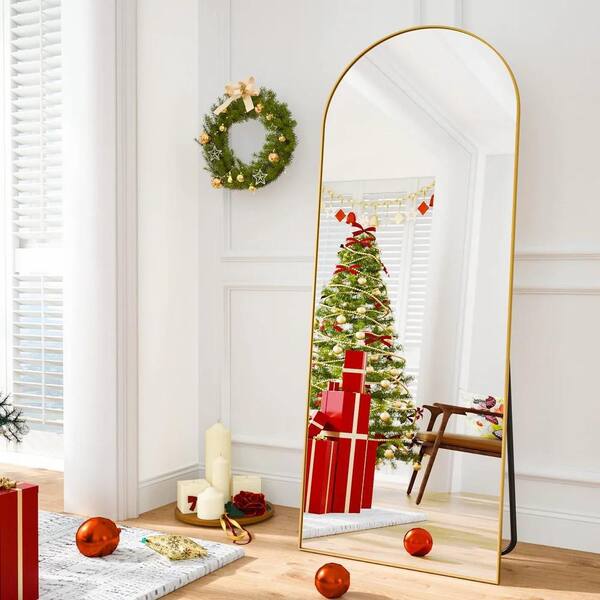 HOMLUX 21 in. W x 64 in. H Arched Full Length Standing Decorative
