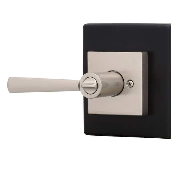 Baldwin Prestige Spyglass Satin Nickel Keyed Universal Entry Door