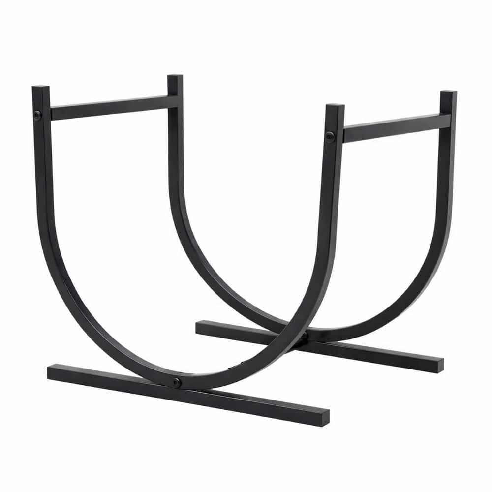 15 in. x 13 in. x 17 in. Metal Firewood Stand Wood Pile Storage and Stacking Organizer, Both Outdoor Indoor Use price history on PriceWatchPro