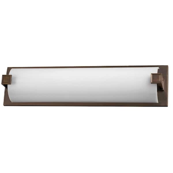 Nolan 25.75 in. 2-Light Oakley Rubbed Bronze Vanity Light