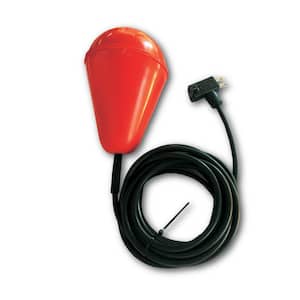 Heavy Duty Float Switch for Use with Sewage, Suspended Solids and Viscous Liquids (Piggyback 30 ft.)