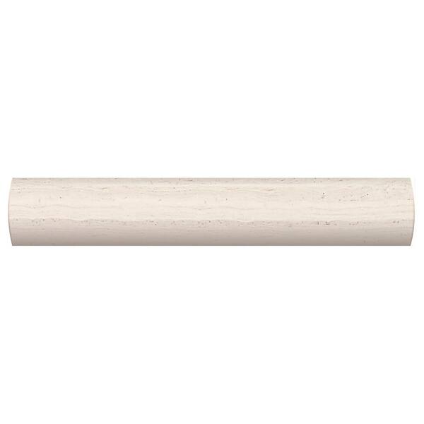 Marazzi Developed by Nature Chenille 1 in. x 6 in. Ceramic Quarter Round Trim Wall Tile (0.03 sq. ft. / piece)