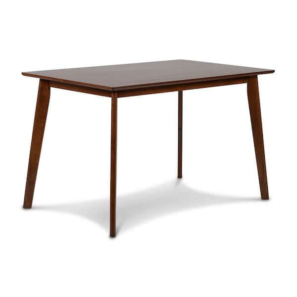 NEW CLASSIC HOME FURNISHINGS New Classic Furniture Morocco Walnut Brown Wood Rectangle Dining Table (Seats 4)