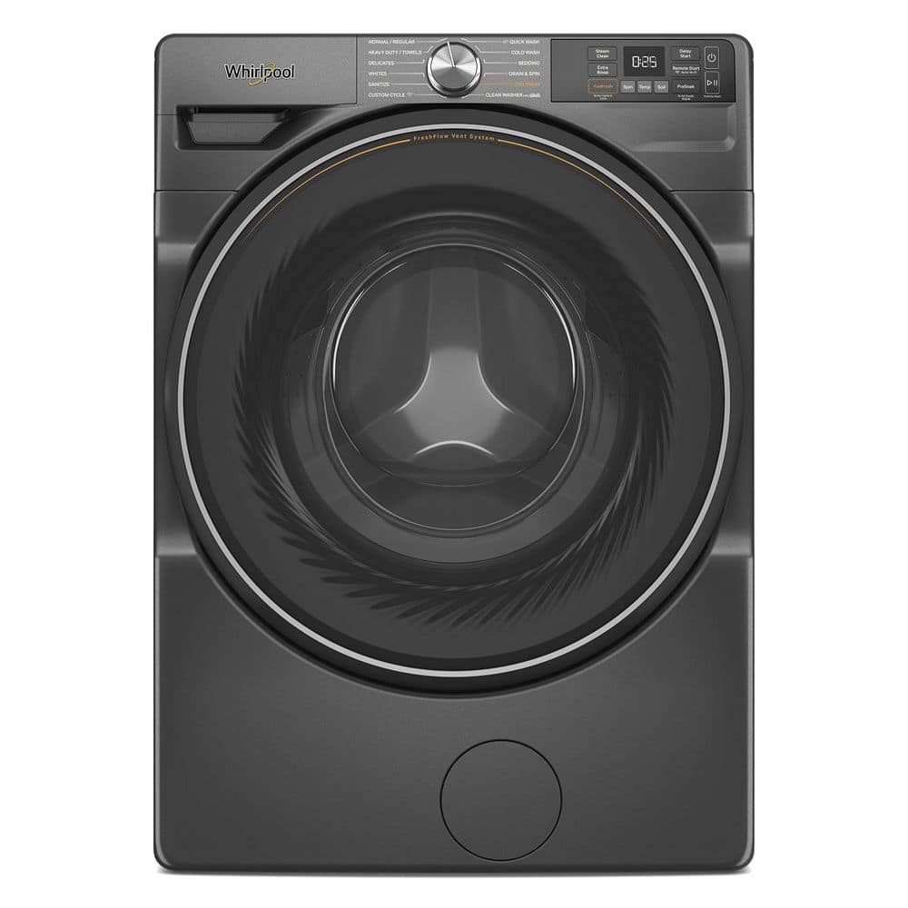 Whirlpool 4.5 cu. ft. Front Load Washer in Volcano Black with