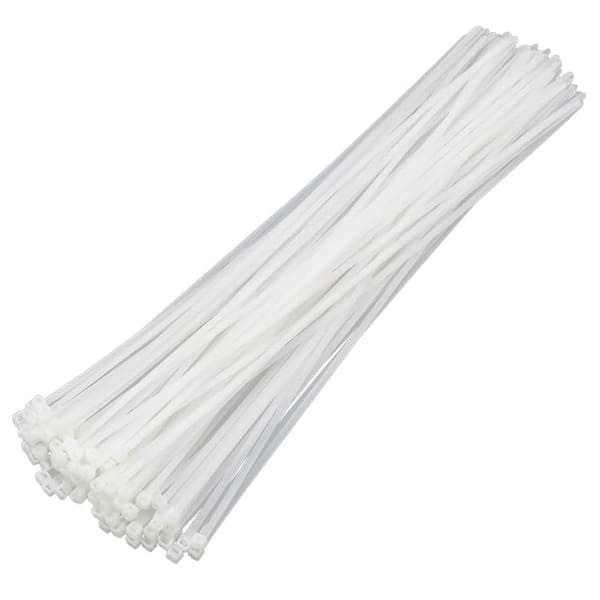 24 Inch Heavy Duty Cable Zip Ties, 100PCS Strong Nylon for Binding Fences, Awnings, Branches, Crops, Water Pipes