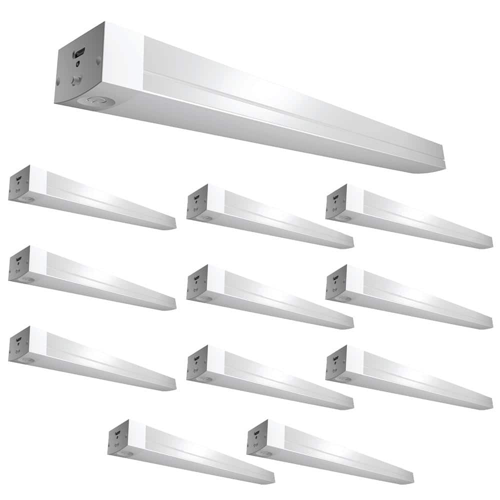 Feit Electric 12.5 in. Battery Operated LED White Rechargeable