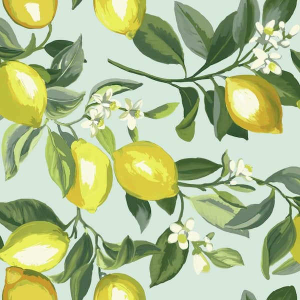 Lemon Zest Peel and Stick Wallpaper (Covers 28.18 sq. ft.)
