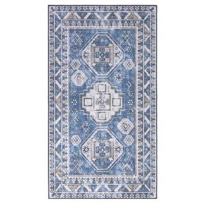 Blue 5 ft. x 8 ft. Vintage Persian Distressed Oriental Area Rug