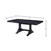 Millwright black deals extendable dining table