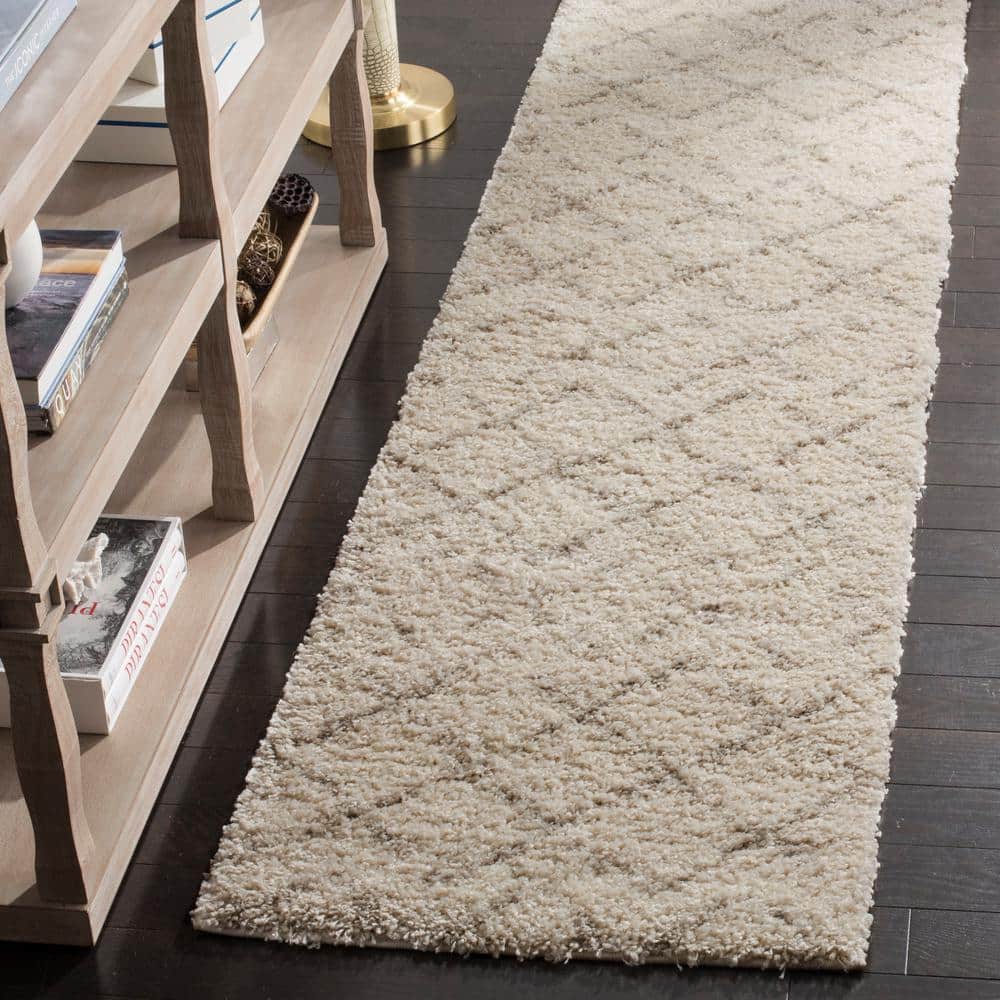 Arizona 2 X 14 Ivory/Beige Geometric Runner Rug price history on PriceWatchPro