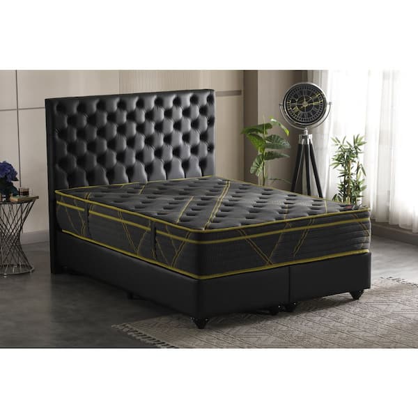 Luxury Eurotop Twin Medium Firm Foam, Premium Quilted Cover 13 in. Bed-in-a-Box Mattress