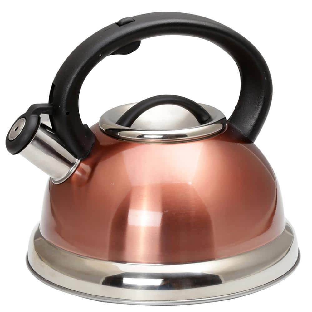 Creative Home Alexa 12-cup Copper Stainless Steel With Whistle Stovetop 