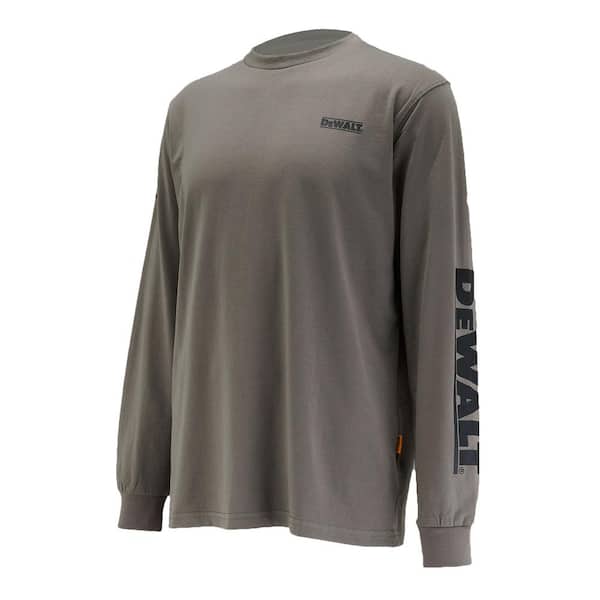 DEWALT Brand Carrier Unisex XL Charcoal Blend Long Sleeved T