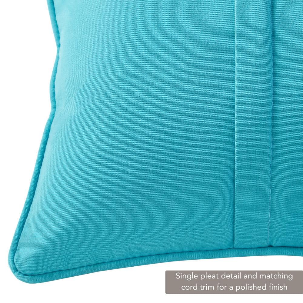 Aruba 20" Square Sunbrella Outdoor Throw Pillow Set