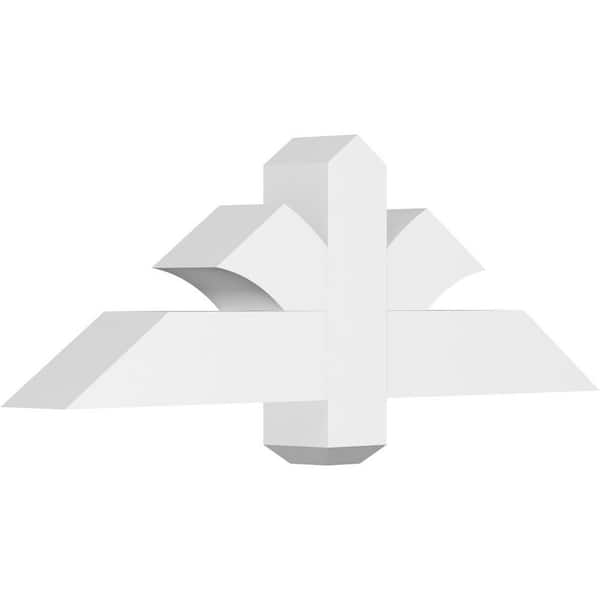 Ekena Millwork Redmond 36 in. W x 12 in. H x 4 in. D Signature Polyurethane Bracket