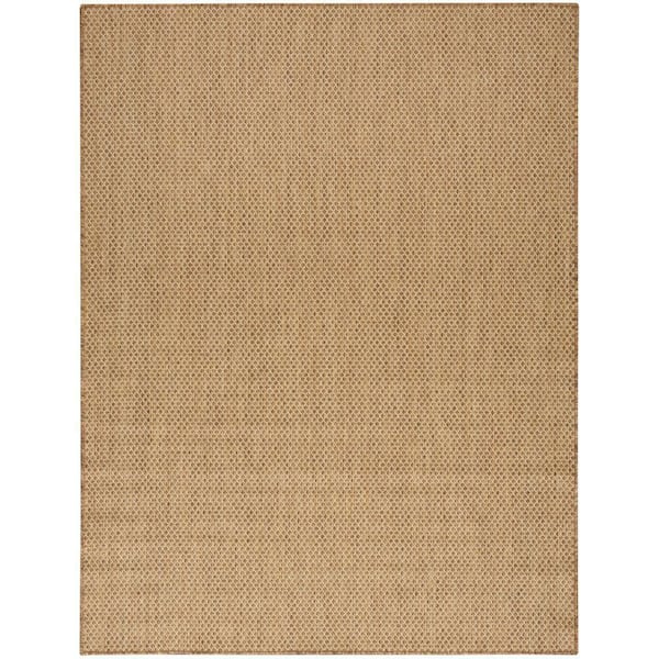 Courtyard Jute 9 ft. x 12 ft. All-over design Contemporary Area Rug