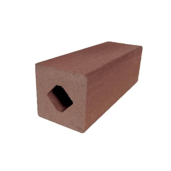MoistureShield Vantage 4-1/4 in. x 4-1/4 in. x 51 in. Mahogany Solid Composite Square Post with Center Chase