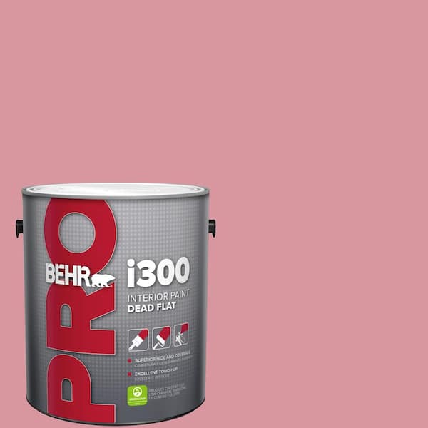 BEHR PRO 1 gal. #M150-4 Glow Pink Dead Flat Interior Paint
