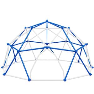 11 ft. Blue Climbing Dome, Outdoor Dome Climber Monkey Bars Play Center, Rust and UV Resistant Steel