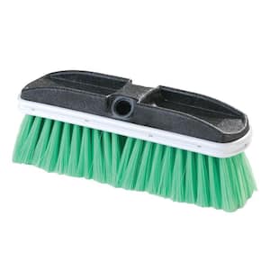 10 in. Flo-Thru Flagged Green Nylex Truck Wash Brush (Case of 12)