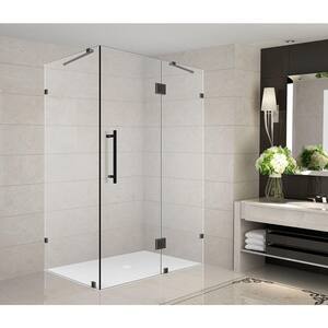Avalux 36 in. x 36 in. x 72 in. Completely Frameless Shower Enclosure in Oil Rubbed Bronze