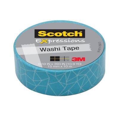 Scotch 0.59 in. x 10.9 yds. Cracked Expressions Washi Tape (Case of 36)