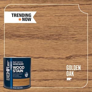 1 qt. #TIS-510 Golden Oak Transparent Fast Drying Water-Based Interior Wood Stain